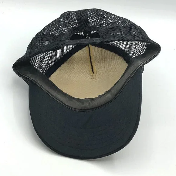 Vintage Kenwood Audio Equipement Foam Mesh Snapback Trucker Hat Black Cap - Picture 7 of 9